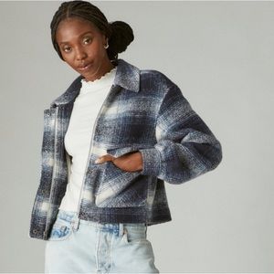 Lucky Brand Plaid Jacket